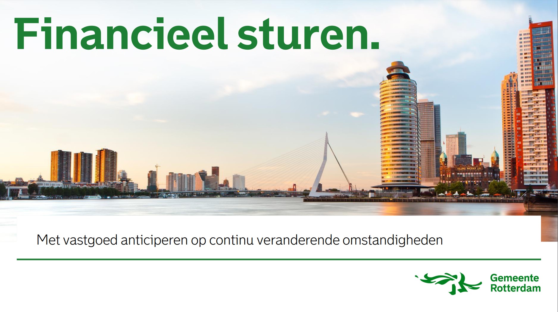 Rotterdam - Financieel sturen